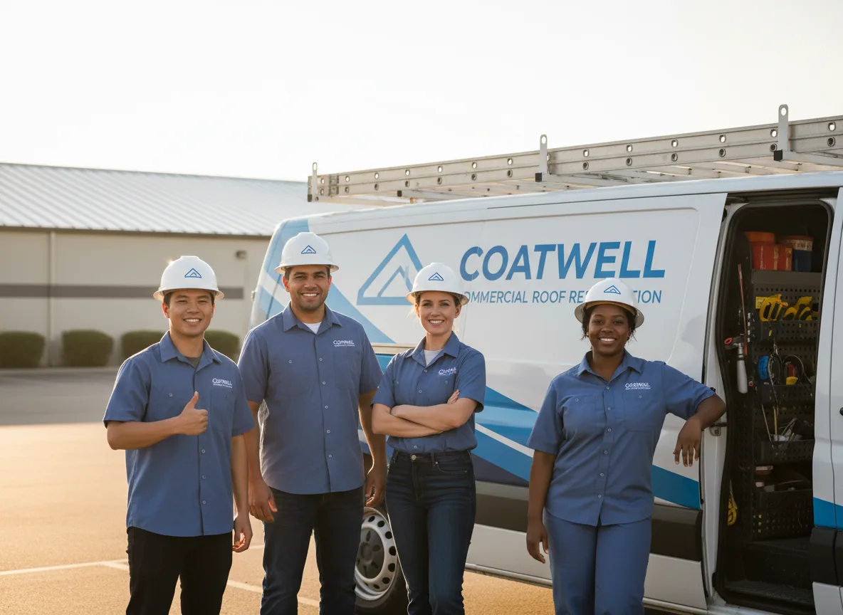 Commercial roof coating company in Turin, GA
