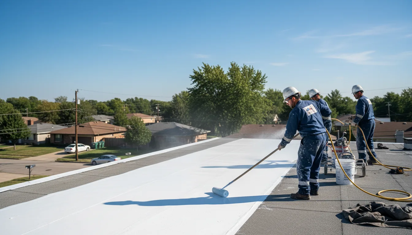 Commercial roof coating in Turin, GA near me